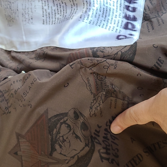 Authentic A-2 Air Force Flight Bomber Jacket TOP GUN Pop's Leather Turkey - Picture 6 of 8